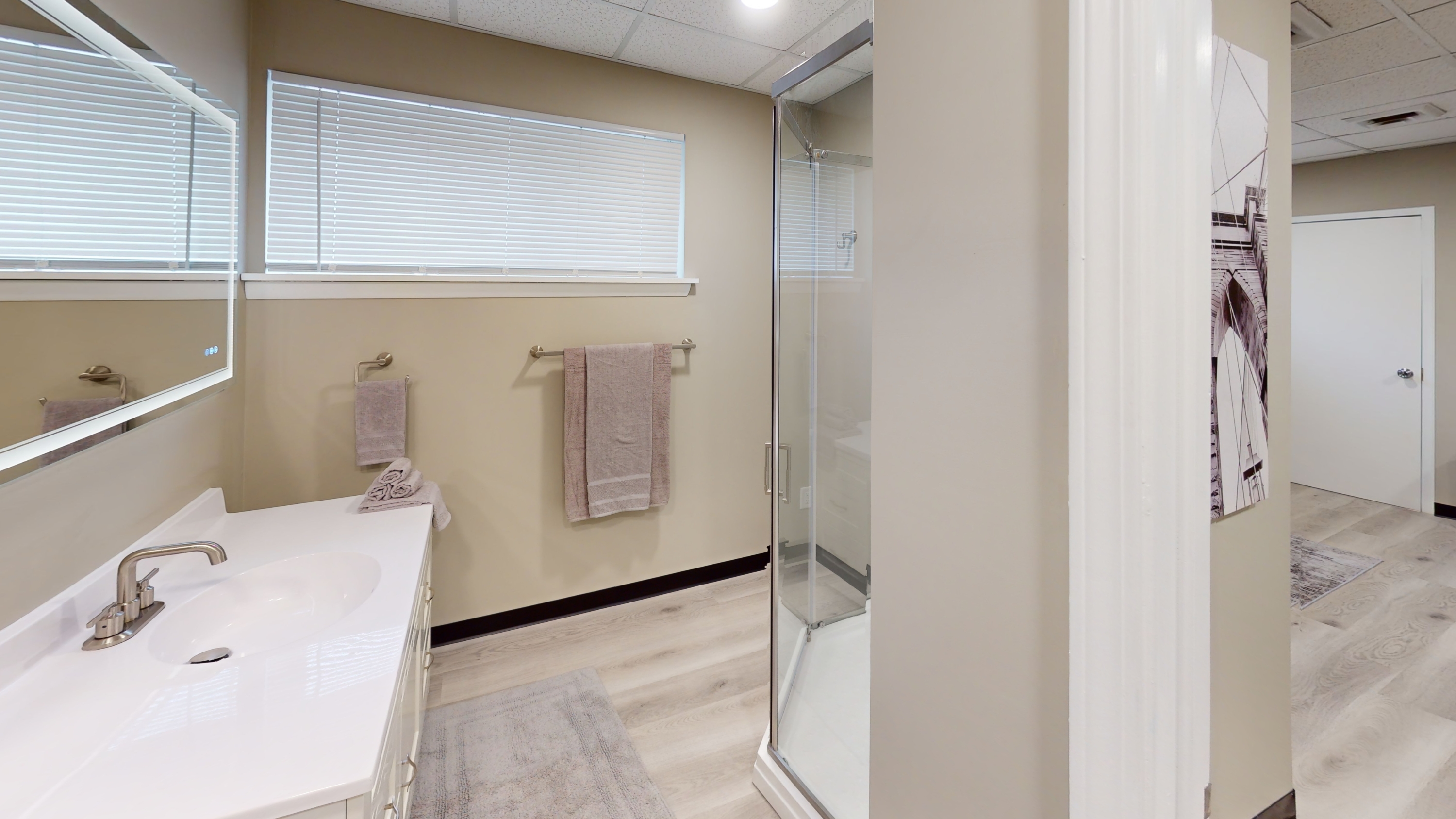 Bathroom at 307 W 3rd Furnished Unit A